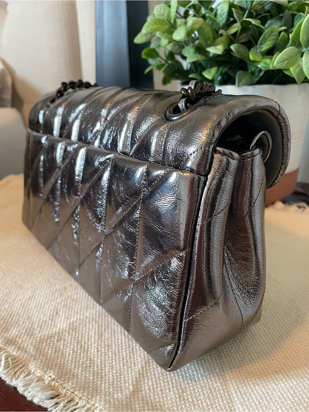 Coach quilted Tabby 26 anthracite metallic - Picture 8 of 13